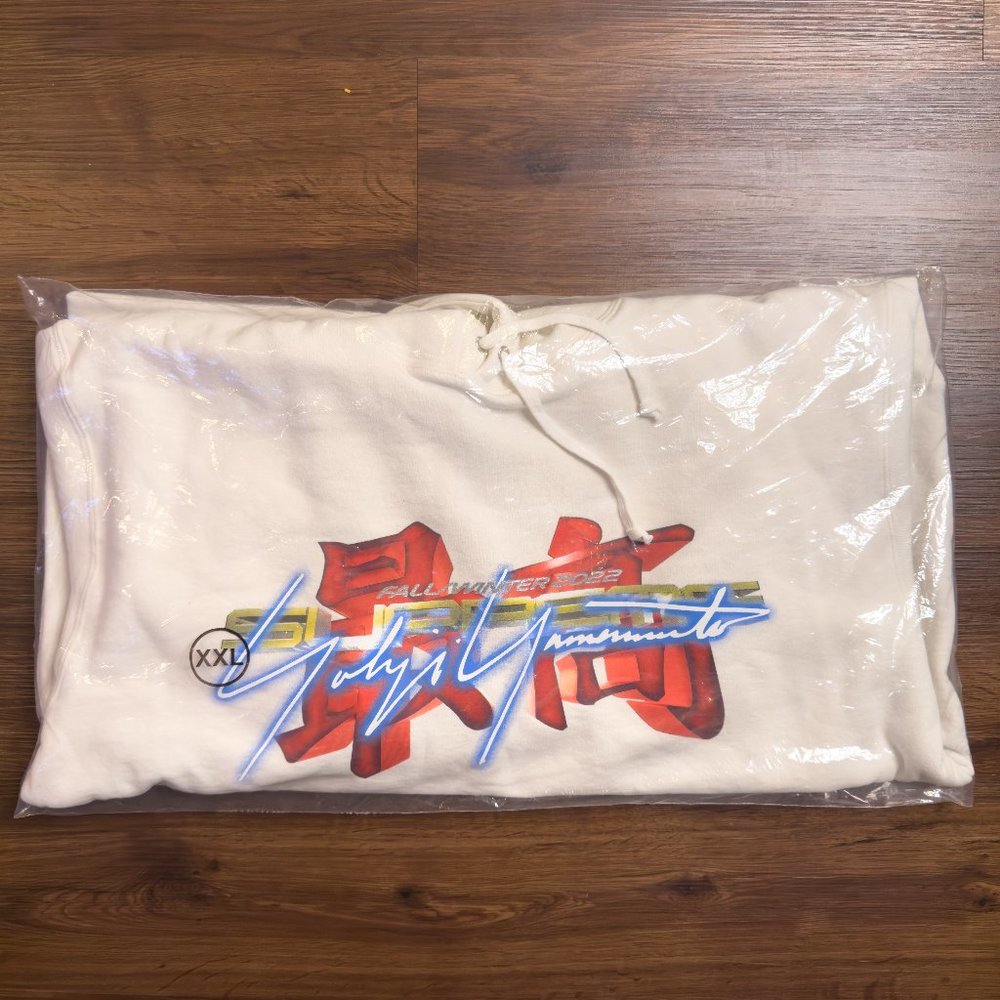 (Brand New) Supreme x Yohji Tekken Hoodie White - Size 2XL | *Rare Stick…